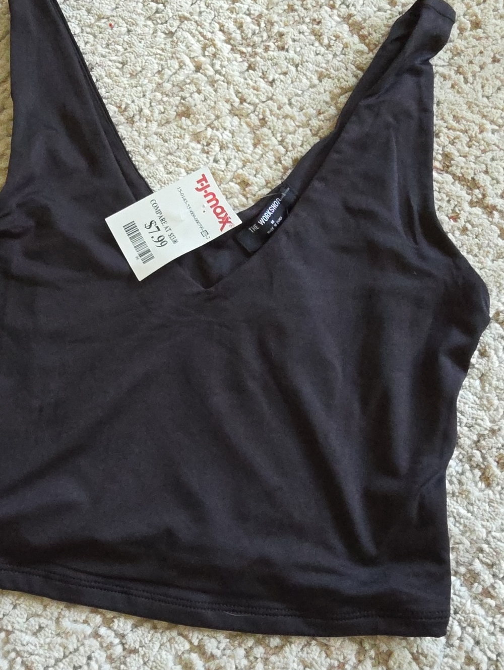 Workshop Republic Clothing Black V-Neck Camisole Tank